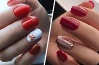 Самый красивый красный новогодний маникюр 2023, который заставит поверить в чудо
