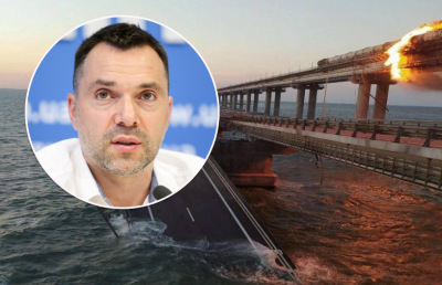 Повисло на соплях: Арестович про жалюгідну долю Кримського мосту