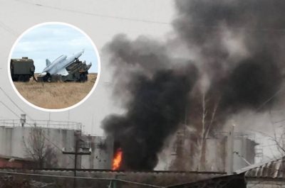 Пожар, дым, беспилотник Стриж