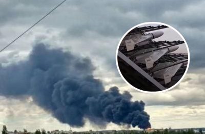 Дроны-камикадзе, дым