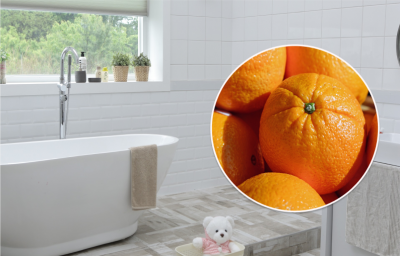ванна, апельсин