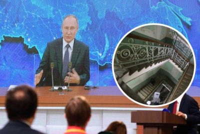 Путін впав зі сходів і пошкодив куприк - британські ЗМІ