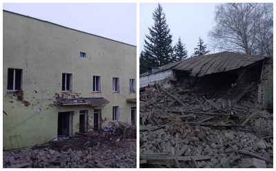 В Купянске ракета оккупантов попала в больницу В Купянске ракета оккупантов попала в больницу