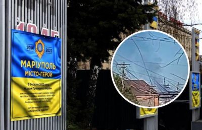 "Небезпека для росіян поруч": у Маріуполі партизани підпалили базу окупантів