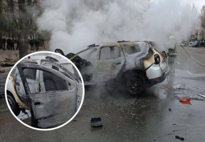 У Мелітополі підірвали машину з двома ФСБшниками всередині - ЗМІ