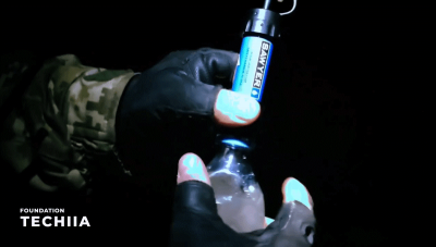 Военные получили 1000 фильтров для воды от Олега Крота из 'Фундации Течия'