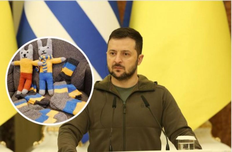 "Зігріваючи серця добрими справами": Зеленський розповів про фінську школярку, яка допомагає ЗСУ шкарпетками