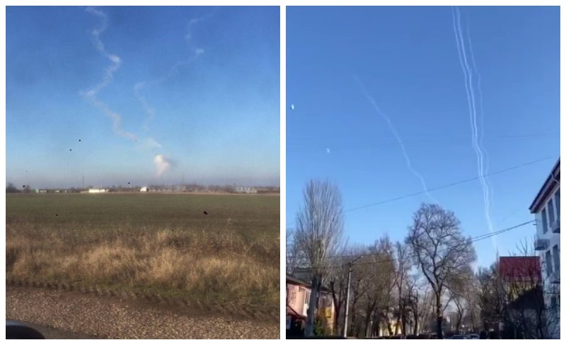 Ответ от Украины: в Джанкое и Евпатории прогремели мощные взрывы