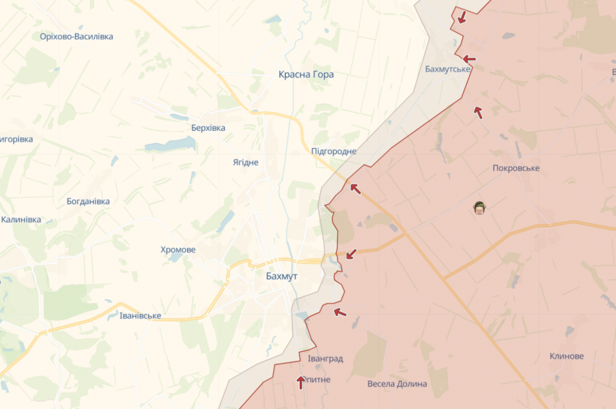 Окупанти готують атаку на Соледар, у Бахмуті група загарбників провалила штурм - DeepState Окупанти готують атаку на Соледар, у Бахмуті група загарбників провалила штурм - DeepState