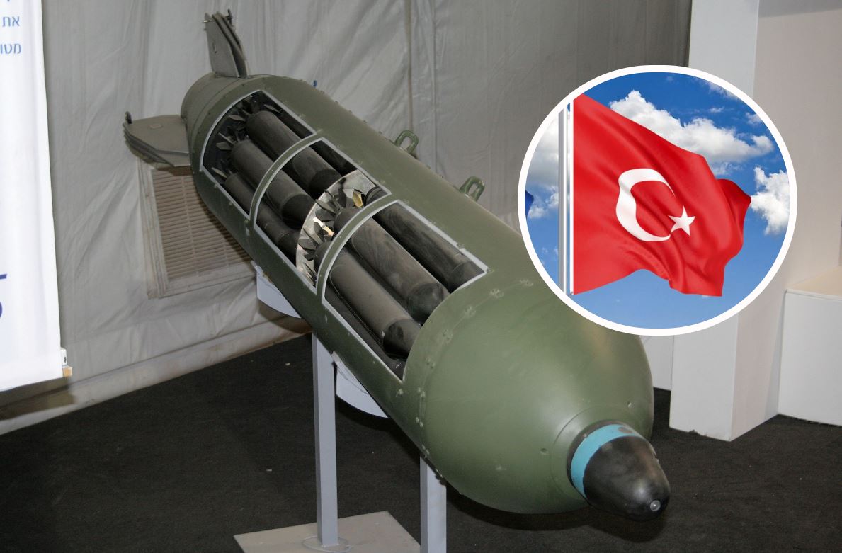 Кассетные боеприпасы, флаг Турции