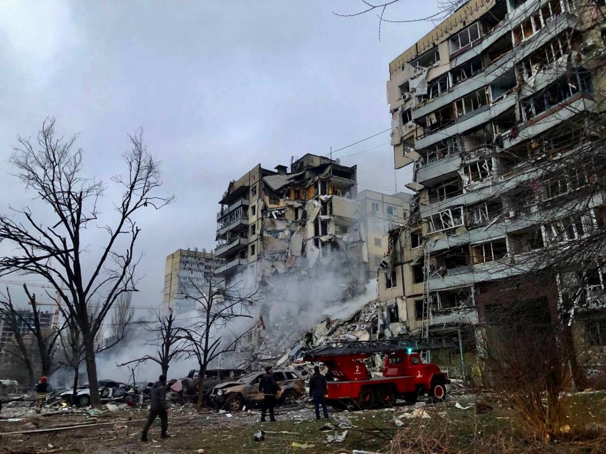 Ракетный удар по Днепру