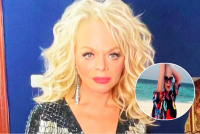 Пенсіонерка увійшла у кураж: 67-річна Долина втекла з Росії і влаштувала дикі танці в міні-шортах