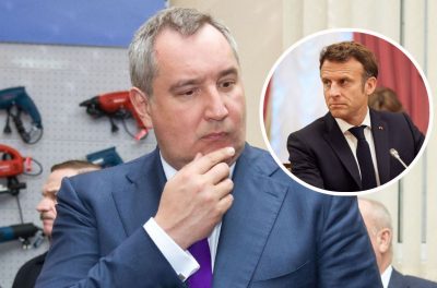 Рогозин отправил Макрону осколок со своего хребта и обвинил НАТО в "военных преступлениях"