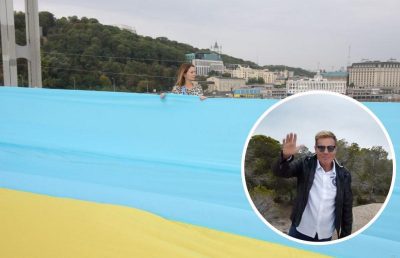 Хворий, прапор України