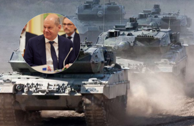 Шольц, танк Леопард Шольц, танк Леопард