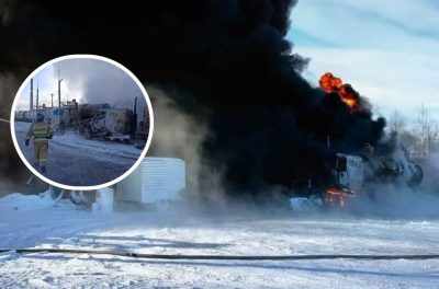 До України не доїде: у Сибіру горить нафтобаза, паливо з якої мали відправити окупантам