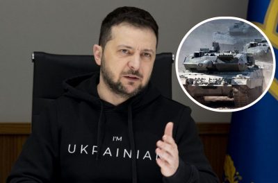 Владимир Зеленский, танки Leopard 2