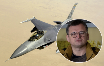 Дмитро Кулеба, літак F-16 Дмитро Кулеба, літак F-16