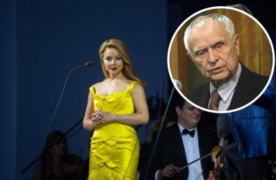 Тина Кароль отреагировала на смерть легендарного поэта Павлычко и эмоционально спела "Два кольори"