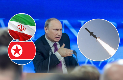 Путин, Северная Корея, Иран, ракета
