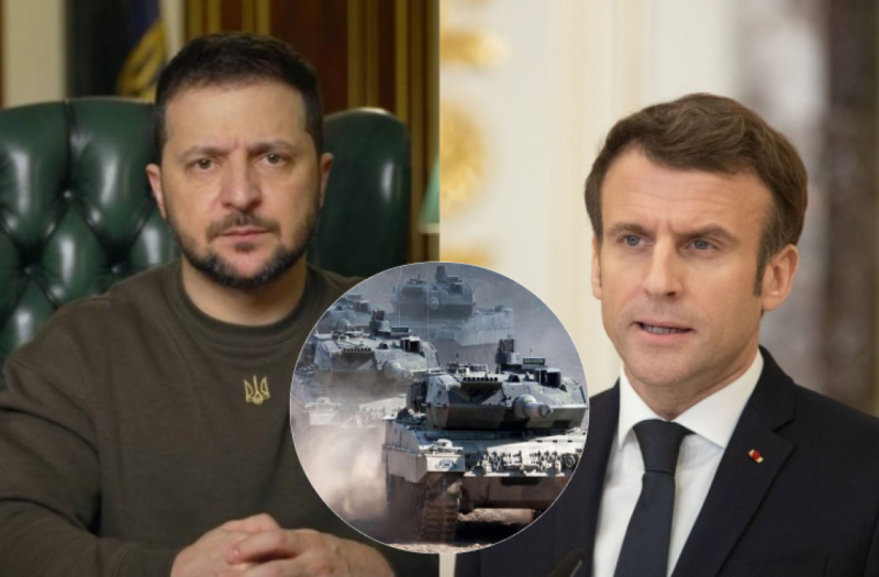 Танки Leopard для Украины: Зеленский и Макрон пошли на "сделку", чтобы надавить на США и ФРГ – СМИ
