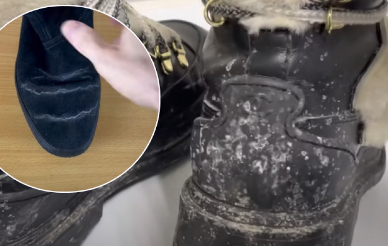 Без химчистки и дорогих средств: как убрать белые разводы на обуви