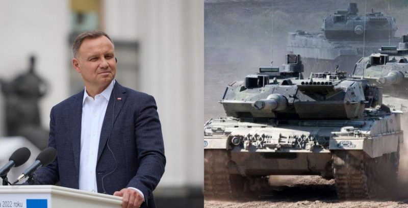 Дуда оголосив про передачу Україні близько 14 танків Leopard