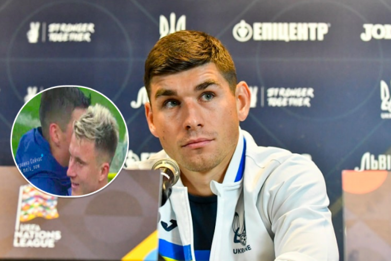 Неприємні почуття: футболіст збірної України зганьбився палкими обіймами з російським спортсменом