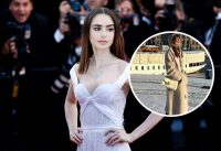 Зірка Емілі в Парижі прогулялася в одязі від українського бренду