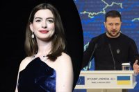 Зеленский - герой нашего времени: голливудская дива Энн Хэтэуэй поддержала Украину