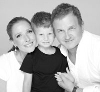 Осадчая и Горбунов показали подросшего сына