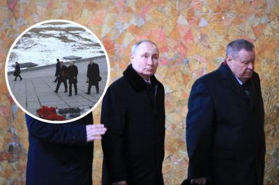 Путин притащил с собой ядерный чемоданчик на празднование годовщины Сталинградской битвы – Mirror