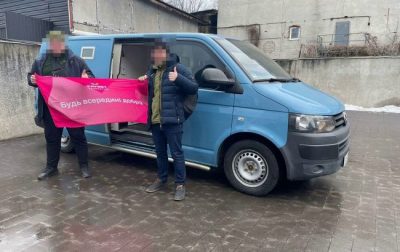 Favbet Foundation передал украинским разведчикам бронированный микроавтобус