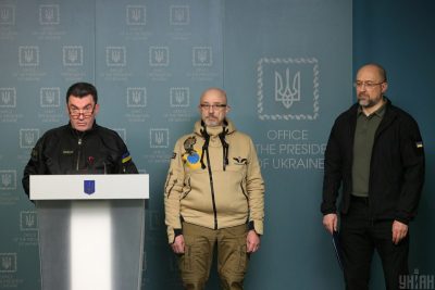 Олексій Данилов, Олексій Резніков, Денис Шмигаль