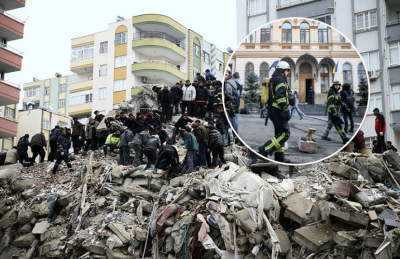 землетрясение в Турции, спасатели Украины