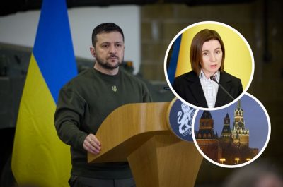 Владимир Зеленский, Майя Санду, Кремль