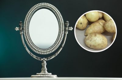 Зеркало, картошка