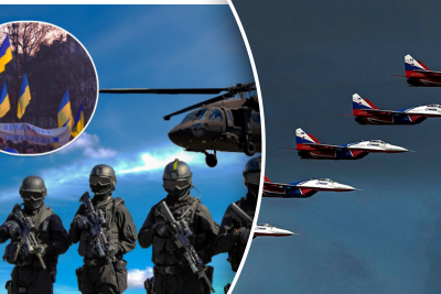 украинские военные, российская авиация