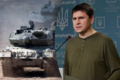Михайло Подоляк, танки Leopard Михайло Подоляк, танки Leopard