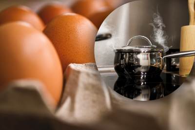 Яйця, каструля Яйця, каструля