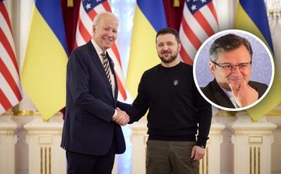 Джо Байден, Владимир Зеленский, Дмитрий Кулеба