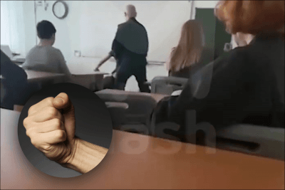 Москва, бійка, вчитель