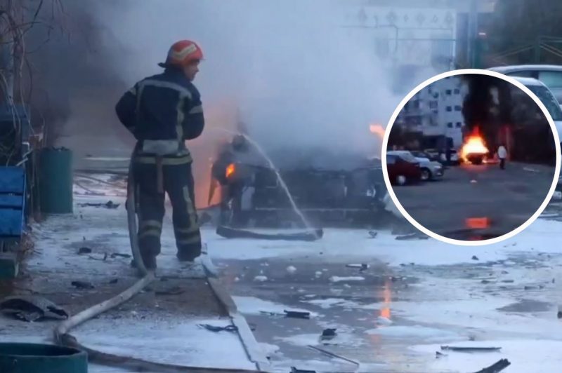 В Энергодаре взорвали авто коллаборанта – правоохранителя, предавшего Украину