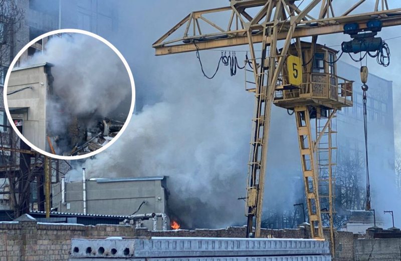 Шесть человек под завалами, их слышно: появились первые фото и видео последствий взрыва в Киеве