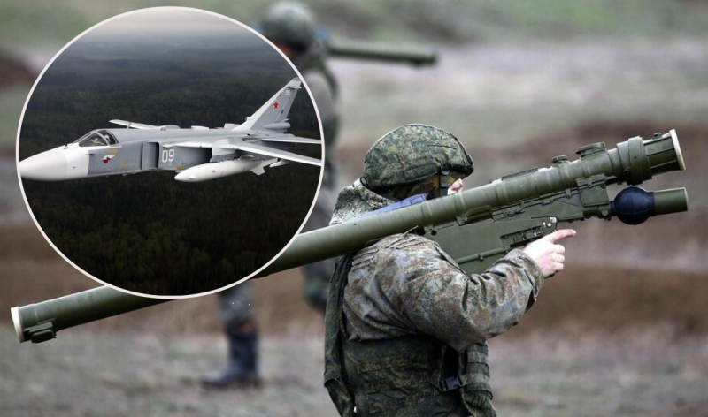 Штурмовик бил по мирным городам: Нацгвардеец с первого выстрела сбил вражеский Су-24 под Бахмутом