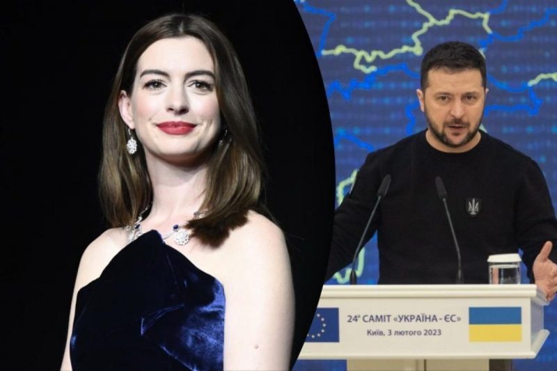 Зеленський - герой нашого часу: голлівудська діва Енн Хетеуей підтримала Україну