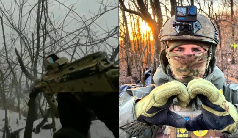 Украинский рембо в деле: боец ВСУ мощно "насыпал" оккупантам РФ под Бахмутом