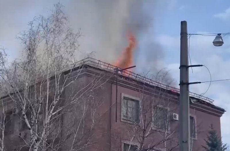 "Бавовна" в Донецке: есть попадания в "прокуратуру" и казарму оккупантов