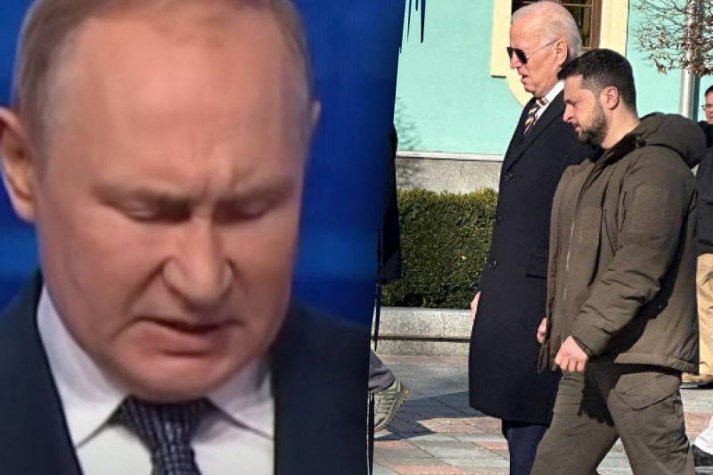 "Шо с лицом, Путин?": у россиян "пригорело" от визита Байдена в Украину