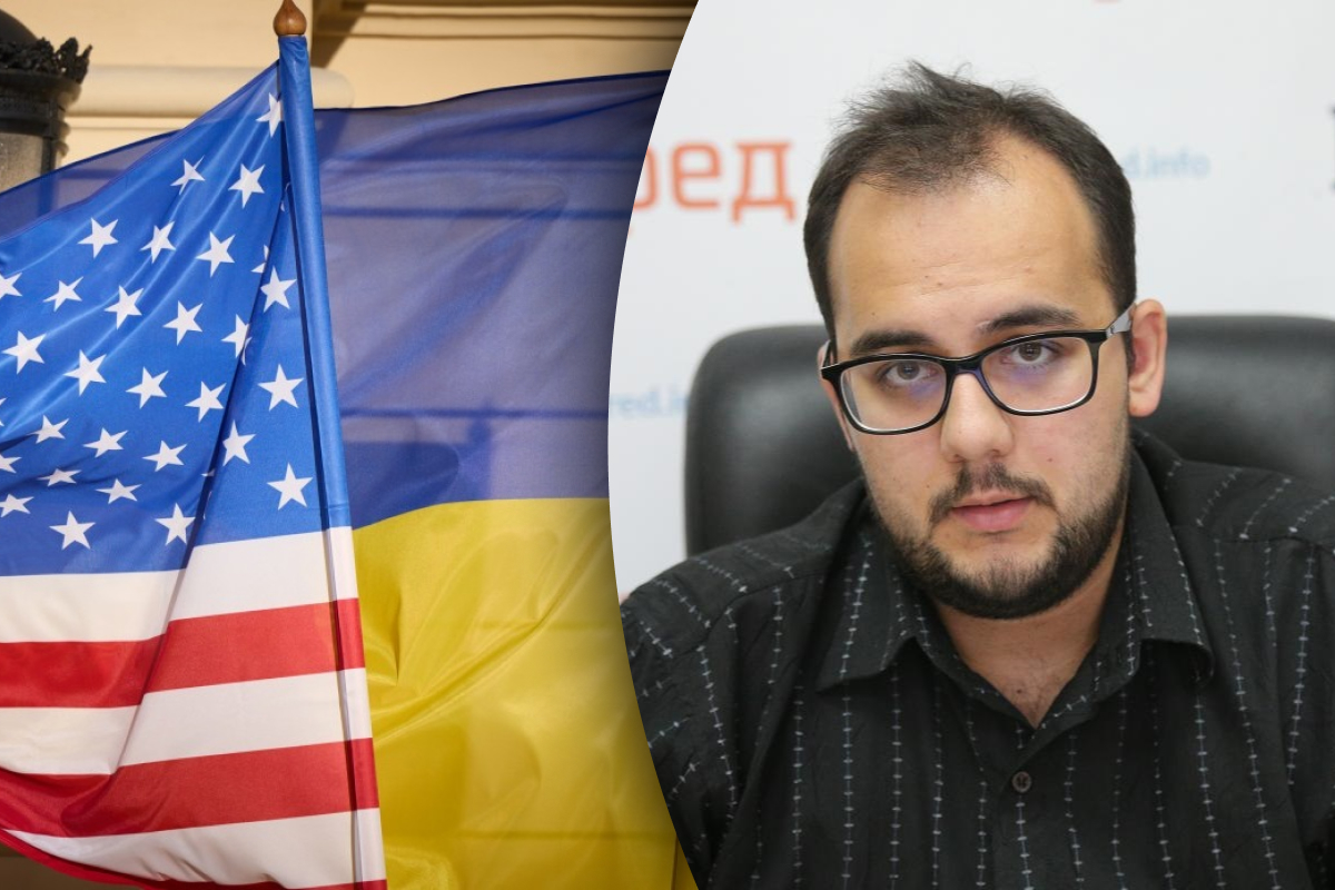 Флаги Украины и США, Илия Куса